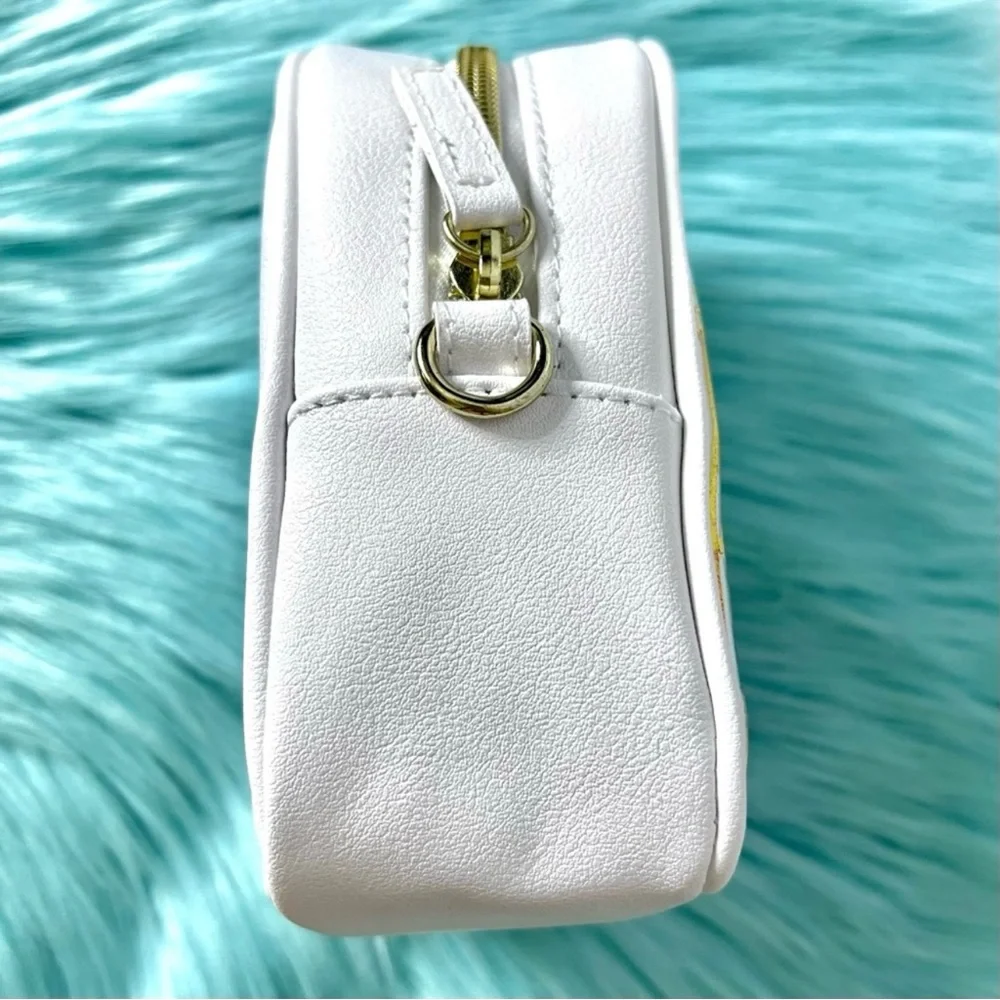 Bath & Body Works Clear Floral Mini Crossbody Bag PinkRainCloud